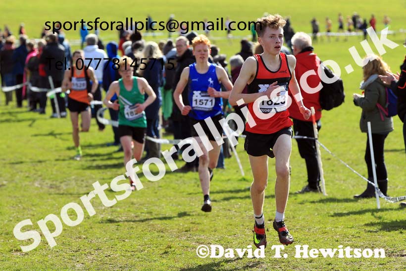 Boys Under-15s 2022 CAU Inter Counties Cross Country, Prestwold Hall, Loughborough.  Photo: David T. Hewitson/Sports for All Pics